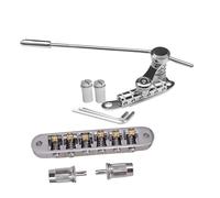 AMSLSIU Cordier à rouleaux pour guitare électrique 6 cordes, conçu pour une stabilité optimale et compatible avec toutes les guitares électriques 6 cordes, Argent, 25 x 10 cm