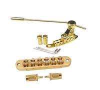 AMSLSIU Cordier à rouleaux pour guitare électrique 6 cordes, conçu pour une stabilité optimale et compatible avec toutes les guitares électriques 6 cordes, Or, 25 x 10 cm