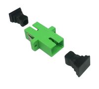 AMSLSIU Coupleur léger SC à Simplex adaptateurs à Fibres optiques Faible Perte de Signal résistant l'usure connecteur Universel pour réseau