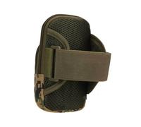 AMSLSIU Course à pied téléphone portable brassard étui sac pochette latérale fermeture éclair argent support de stockage sac à main ceinture Compact Fanny Pack cyclisme, Camouflage vert