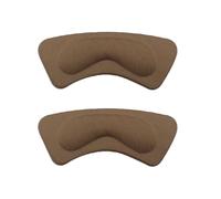 AMSLSIU Coussins de taille d'autocollant de pied Semelles intérieures anti-usure invisibles Coussinets soin des pieds adhésifs anti-abrasion épaissis pour adultes, Marron