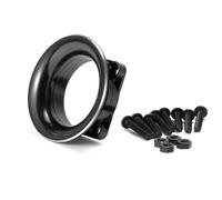 AMSLSIU Couvercle de ventilateur de canal refroidissement en alliage d'aluminium 1/10, pour véhicules routiers D4 RWD, un meilleur canal guidage d'air peut être un accessoire voiture RC 1 pièce, Noir