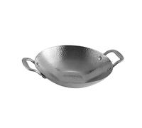 AMSLSIU Cuiseur à nouilles instantanées à chauffage, marmite coréenne pour soupes chaudes et rapides la maison, casserole multifonctionnelle durable, argent, S