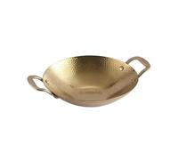 AMSLSIU Cuiseur à nouilles instantanées à chauffage, marmite coréenne pour soupes chaudes et rapides la maison, casserole multifonctionnelle durable, or, M.