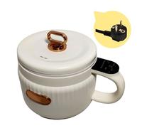 AMSLSIU Cuiseur à riz à cuisson avec Mini cuiseur électrique nouilles électrique marmite riz, blanc