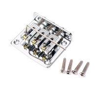 AMSLSIU de guitare à pont à 3 cordes avec vis Tuning Peg Machine Head Résistant l'usure Plaque de ramassage réglable Instrument musique