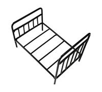 AMSLSIU Décoration de Chambre pour Maison de poupée : lit Maison poupée ajoutant Une Touche d'élégance pour aux Meubles Miniatures. Accessoires mobilier Miniatures en métal pour Une durabilité