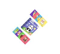 AMSLSIU Découpage de Papier pour la Maternelle : activités manuelles pour Enfants avec des Kits de Bricolage, Manuel d'origami en Trois pour Dimensions , thème Animalier , 14x14cm