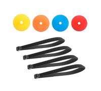 AMSLSIU Disques cibles d'entraînement Professionnels pour Le Football. Équipement conçu pour la précision Tout en favorisant des activités ludiques et stimulantes. Sangles réglables avec Boucles.