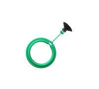 AMSLSIU Distributeur de Nourriture Flottant pour Aquarium, Station d'alimentation Circulaire avec Ventouse, Flocons de Nourriture sécuritaires, réglable sans éteindre la Pompe