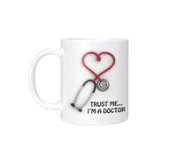 AMSLSIU Docteur tasse en céramique café thé lait tasse avec poignée avoine petit déjeuner bol résistant à la chaleur verres maison école dortoir