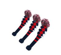 AMSLSIU Ensemble de Couvre-Clubs de Golf tricotés résistants. Protège des Rayures, des dommages et Chocs. Conçus pour s'adapter Parfaitement pour aux, Losange