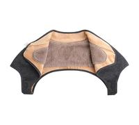 AMSLSIU Épaulière Chaude Attelle de Soutien d'épaule Confortable Coussinets Chauds d'hiver pour Femmes et Hommes Coussin Chauffant à la Mode Enveloppement Plus Chaud Respirant, Gris foncé, L