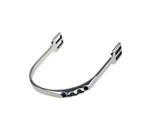 AMSLSIU Éperon d'équitation professionnel en acier inoxydable, facile à installer, idéal pour tous les sports équestres et les passionnés de cowboys.