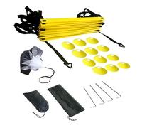 AMSLSIU Équipement d'entraînement de Vitesse au Football : échelle d'agilité, amélioration de la flexibilité, du Rythme, la rapidité latérale et l'équilibre.