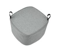 AMSLSIU Étui de rangement pour projecteur facile à nettoyer, housse anti-poussière grise en polyester imperméable. L'intérieur de l'étui est fabriqué en matériau doux qui protège efficacement