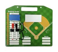 AMSLSIU Fiches de Composition d'équipe de Baseball : Tableau d'entraînement avec marqueurs pour Les entraîneurs. Gestion Efficace des stratégies des Joueurs Les Jours de