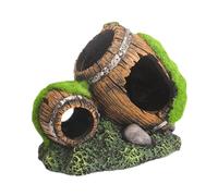 AMSLSIU Figurine Miniature en Forme de tonneau, élégante décoration pour Aquarium, embellissant Le Paysage Aquatique.