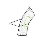 AMSLSIU Filet d'entraînement de Baseball avec Zone de Strike, pour la Pratique intérieure et extérieure, pour Enfants et Adultes. Filet Lancer Portable et résistant pour