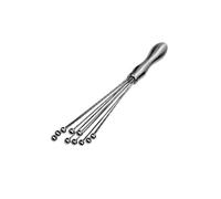 AMSLSIU Fouet à œufs en Acier Inoxydable, Batteur mélangeur, Fouet à Billes Rondes, Batteur œufs en Acier Inoxydable antirouille, Style D