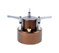 AMSLSIU Four extérieur polyvalent, idéal pour le camping, la randonnée, la cuisson du thé, les barbecues et les grillades. Efficace, compact et léger. Mini brûleur à, Sans support, 12x12cm