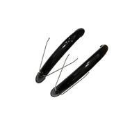 AMSLSIU Garde-Boue Pliables pour vélo - Installation Facile et Grande durabilité pour Vos Aventures en Plein air - Garde-Boue et arrière de Rechange Noirs, Style A