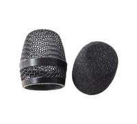 AMSLSIU Grille de remplacement pour tête de microphone à boule : améliore le son grâce à son filtre en mousse intégré. Grille remplacement respirante pour tête microphone boule.