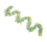 AMSLSIU Guirlandes suspendues de pâques, 10 pièces, décorations de fête Festival, bandes couleur décoratives fond ABS, accessoires fête