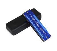 AMSLSIU Harmonica 10 trous coloré, orgue à bouche, léger et facile à