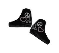 AMSLSIU Housses de Patinage Artistique Professionnelles élastiques pour Un Rangement Optimal, Un Ajustement Parfait et Une Efficace Contre la saleté. Modèle Unisexe à roulettes, Noir, S