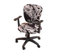 AMSLSIU Housses de siège de chaise modernes et élégantes pour un Look Chic, housse de chaise de bureau extensible en Polyester, housse de chaise d'ordinateur, Attitude royale