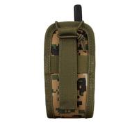 AMSLSIU Interphone pochette de rangement petite poche extérieure étui sac à main Camouflage téléphone Mini Fanny Pack fournitures de chasse, Camouflage vert