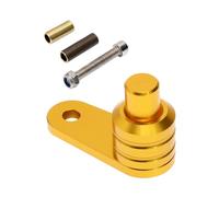 AMSLSIU Interrupteur universel de verrouillage de frein moto en alliage d'aluminium remplacement bouton stationnement moto levier réparation motos, Or