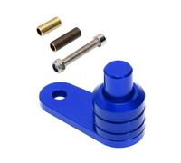 AMSLSIU Interrupteur universel de verrouillage de frein moto en alliage d'aluminium remplacement bouton stationnement moto levier réparation motos, Bleu