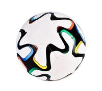 AMSLSIU Jeu compétitif au Niveau supérieur avec Un Ballon de Football Lumineux en PU Cousu à la Machine, Standard passionnant