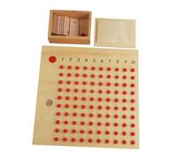 AMSLSIU Jeu d'apprentissage des mathématiques en Bois pour Enfants : Espace Vide pour remplir Les Chiffres et développer Les compétences en mathématiques. Jouet éducatif pour l'addition et la