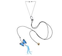 AMSLSIU Jouet Suspendu pour Animaux de Compagnie en métal ABS coloré Remplacement Mignon Forme Animale réglable sans poinçon Relaxant Maison Jouet, Tapez 5