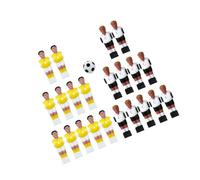 AMSLSIU Joueur de Football de Table Durable et Pratique conçu pour des années Plaisir Joueurs Football Table en résine, Style 2, 22 pièces + 1 Balle