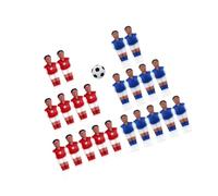 AMSLSIU Joueur de Football de Table Durable et Pratique conçu pour des années Plaisir Joueurs Football Table en résine, Style 1, 22 pièces + 1 Balle