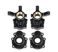 AMSLSIU Kit d'assemblage d'essieu en laiton, 4 pièces, pour chenille FCX10 1/10, accessoires de voiture RC de fabrication exquise, pièces rechange, pièce mise à niveau RC