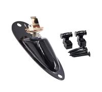 AMSLSIU Kit de réparation pour guitare électrique avec guide-cordes à rouleaux robuste, plaque de douille et vis incluses.