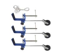 AMSLSIU Kit d'expérimentation de Physique des poulies : Tige de Support, poulie Fixe et Pince de Table. Matériel Essentiel pour Les démonstrations en