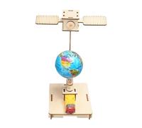 AMSLSIU Kits scientifiques de Lune rotative en Bois Bricolage expériences d'apprentissage Amusantes favorisant la résolution de problèmes et Les compétences raisonnement Spatial Outil d'apprentissage