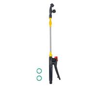 AMSLSIU Lance d'arrosage Facile à Utiliser, réglable et rétractable, pour l'entretien du Jardin. Accessoires pour l'arrosage extérieur, Buse à Double courbure