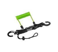 AMSLSIU Lanière enroulée à Ressort pour la plongée sous-Marine. Capturez des Moments exceptionnels en Toute sérénité grâce à Ses Crochets d'extrémité compatibles avec, Vert Transparent, 25 x 3.2 cm