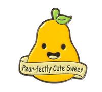 AMSLSIU Lettres imprimées épingles en émail drôle amant broche sac à broches feuilles broche monde Badge veste bijoux personnalisés, Tapez 4, XZ4430