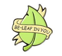 AMSLSIU Lettres imprimées épingles en émail drôle amant broche sac à broches feuilles broche monde Badge veste bijoux personnalisés, Tapez 3, XZ4429