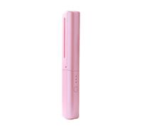 AMSLSIU Lisseur de cheveux à chauffage, Pour tous les Types de cheveux, sûr et Durable, nouveau Mini lisseur Rechargeable en céramique facile, rose