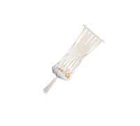 AMSLSIU Lit Suspendu hamac orné de Pompons, offrant Un nid Douillet pour Chat Tout en rehaussant Le Style de Votre intérieur. Lit Suspendu pour Chat avec Pompons en Corde, Chambre à Coucher.