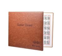 AMSLSIU Livre d'accords de guitare à 6 cordes musique universelle jouant des livres de pratique pliants Instrument montage musiques livres pratique